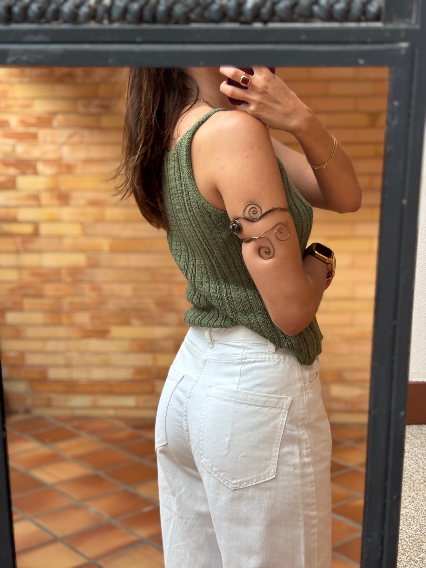 Top Malha Canelado