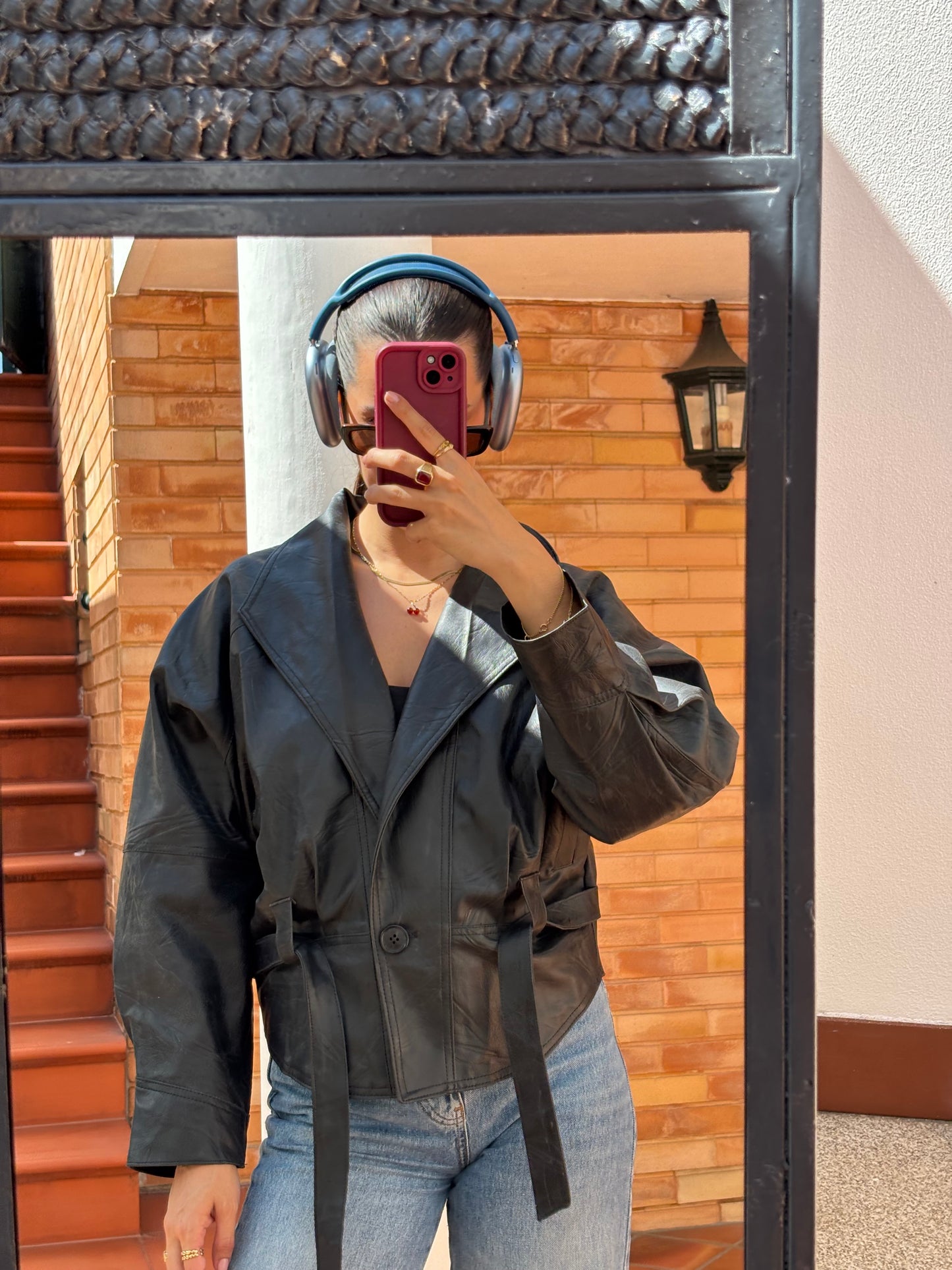 Faux Leather Jacket