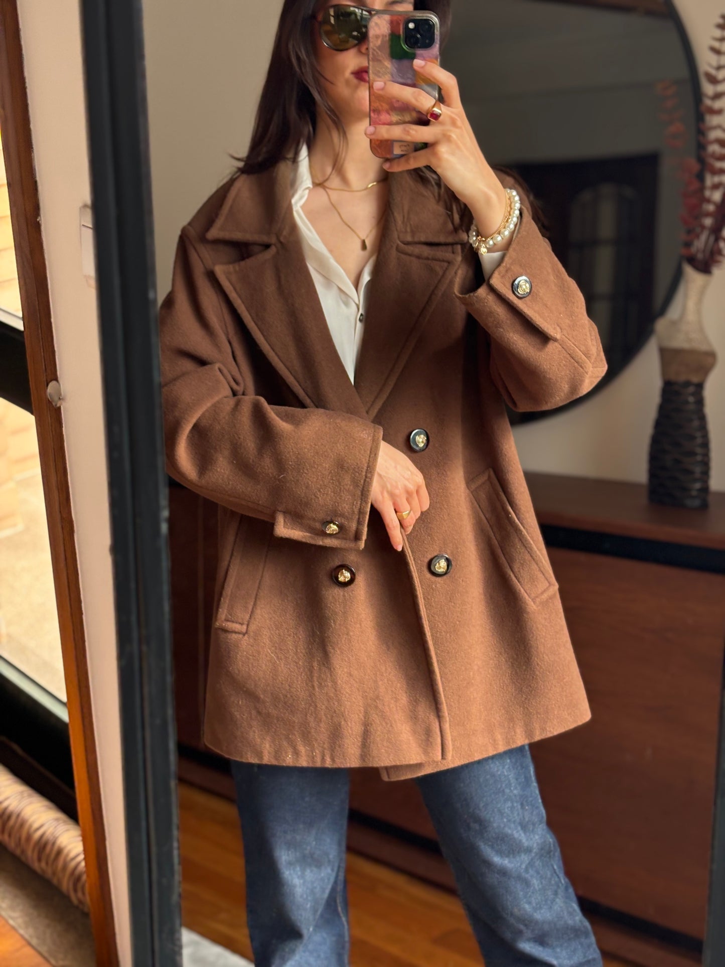 Brown Wool Coat