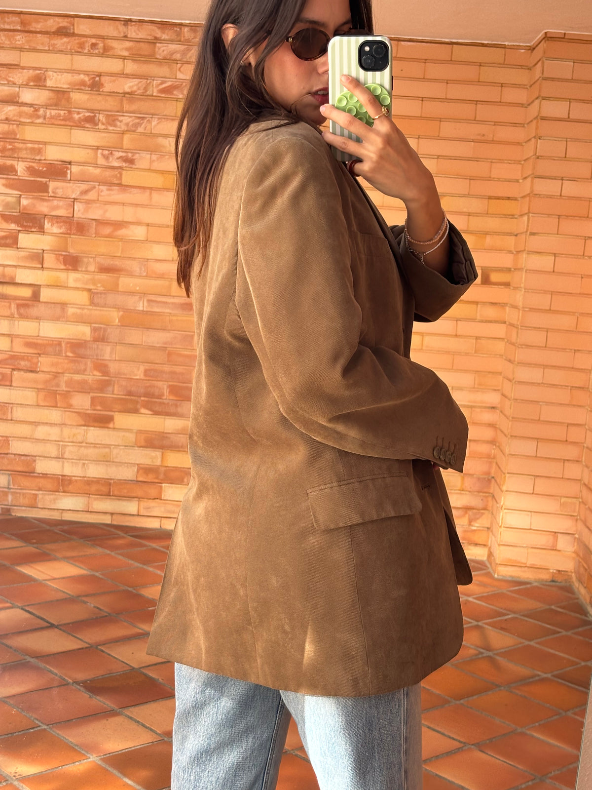 Blazer Bombazine Camel Vintage