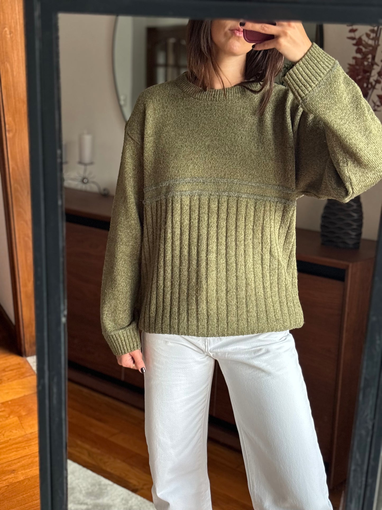 Malha Vintage Olive Green