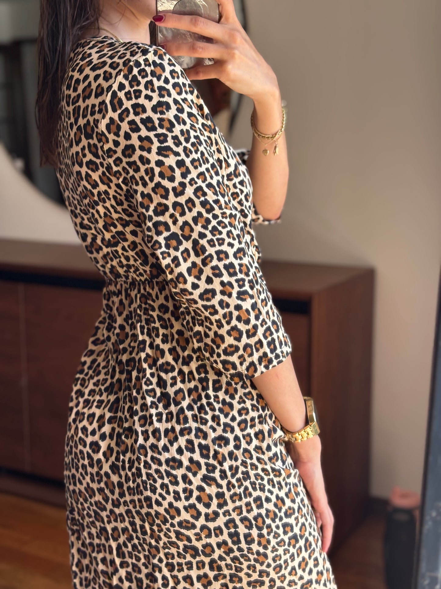 Midi Leopard Dress
