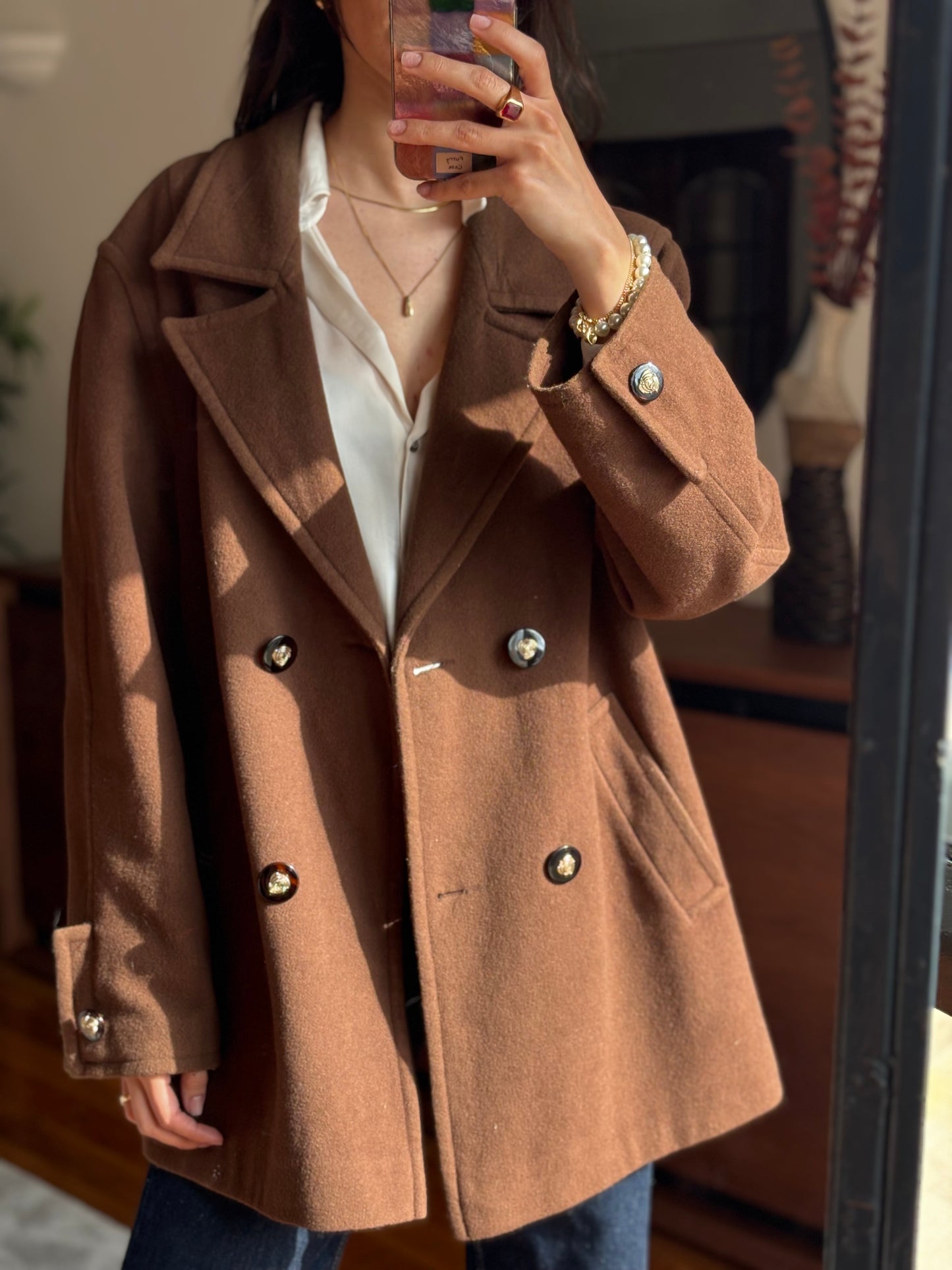 Brown Wool Coat