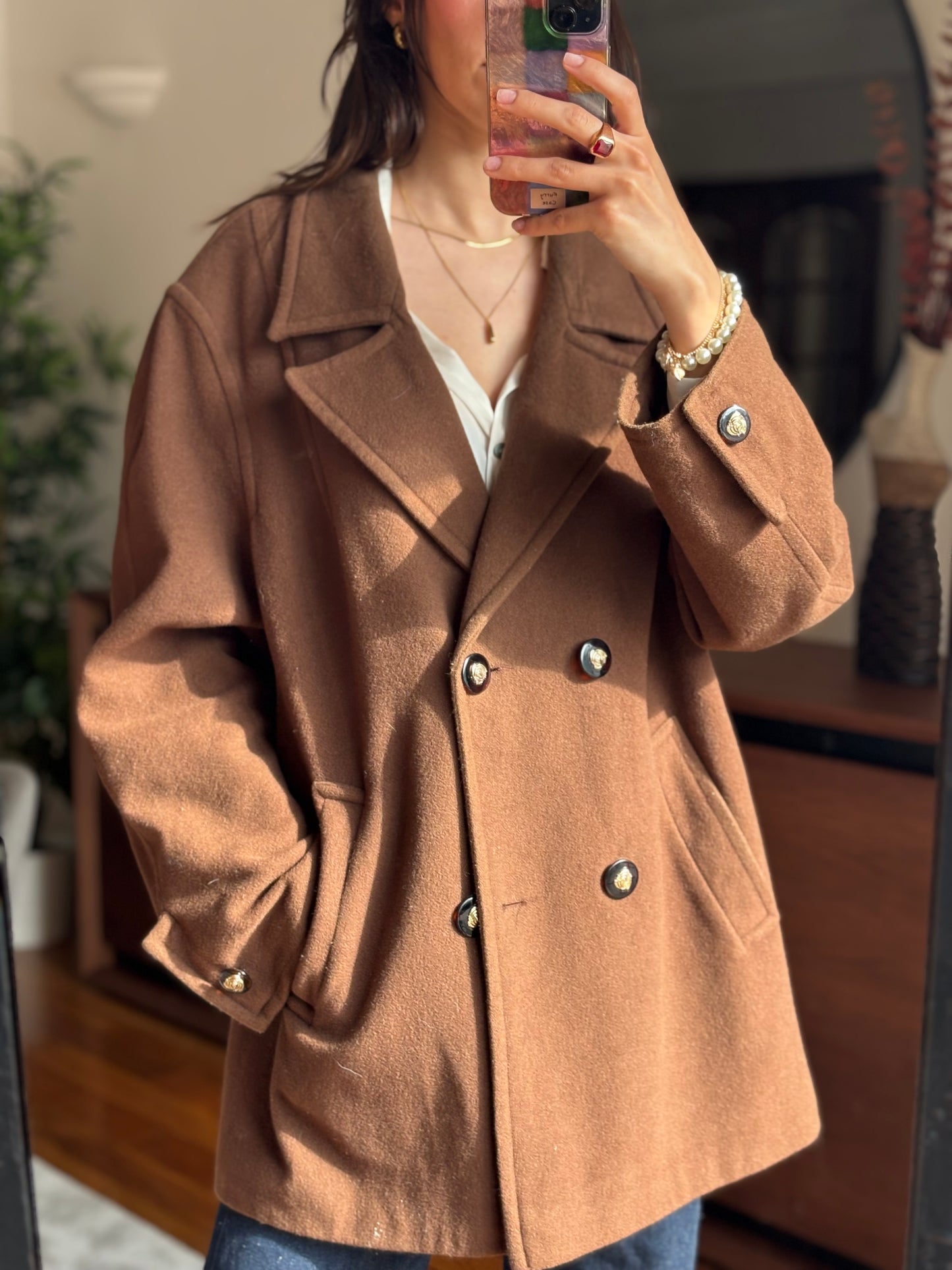 Brown Wool Coat