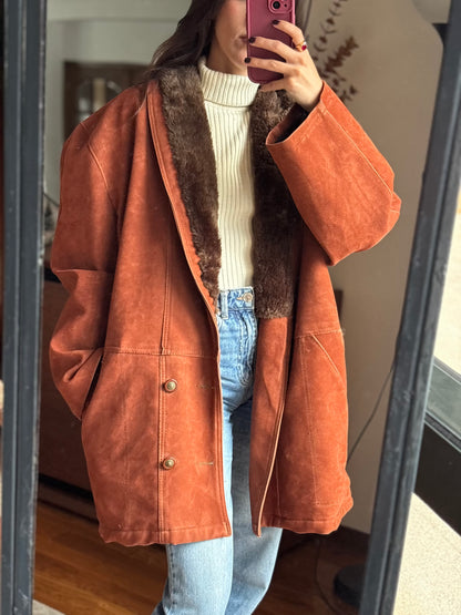 Casaco Suede Vintage Italiano