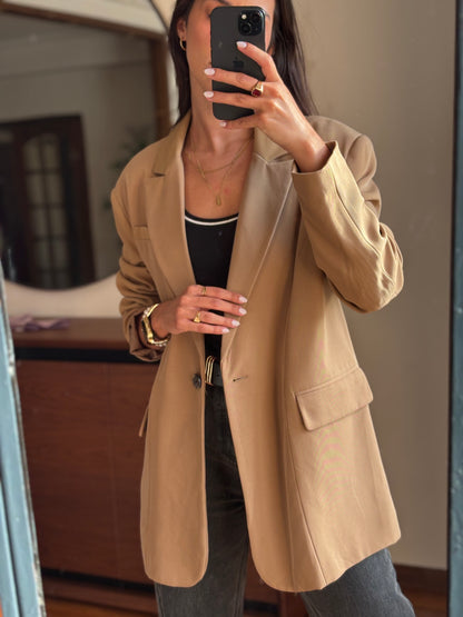 Blazer Camel Stradivarius
