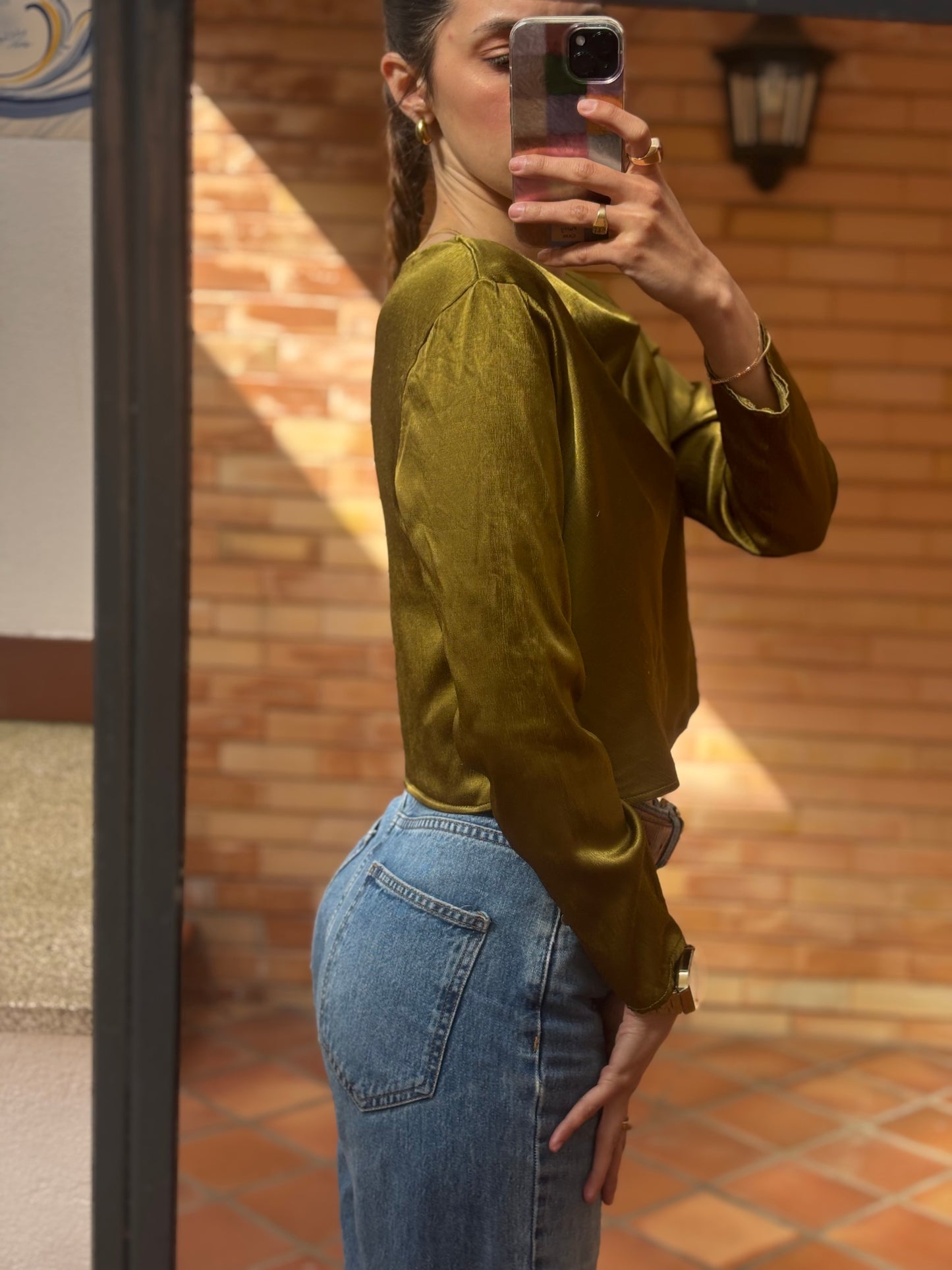 Blusa Drapeada