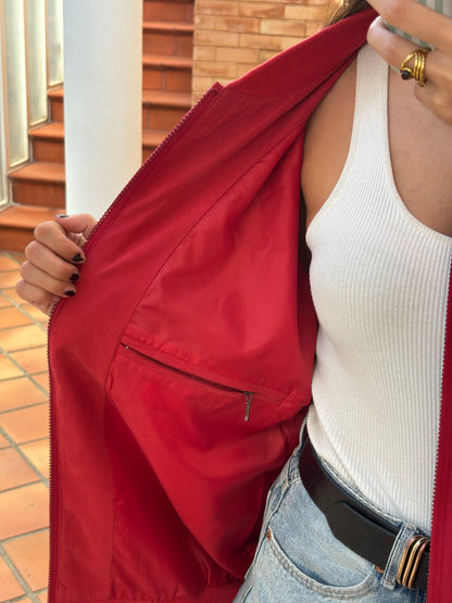 Bomber Vermelho Oversized