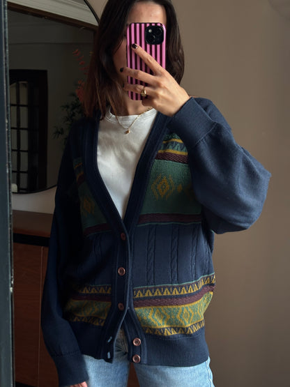 Cardigan Vintage Lã