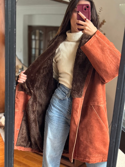 Casaco Suede Vintage Italiano