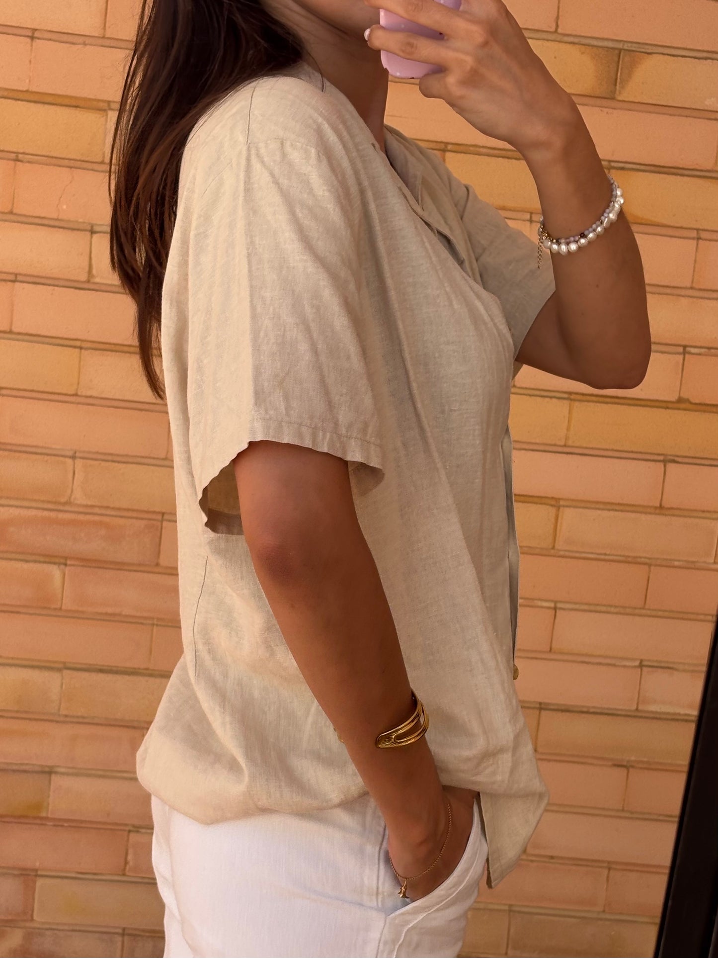 Camisa Linho Vintage Roma
