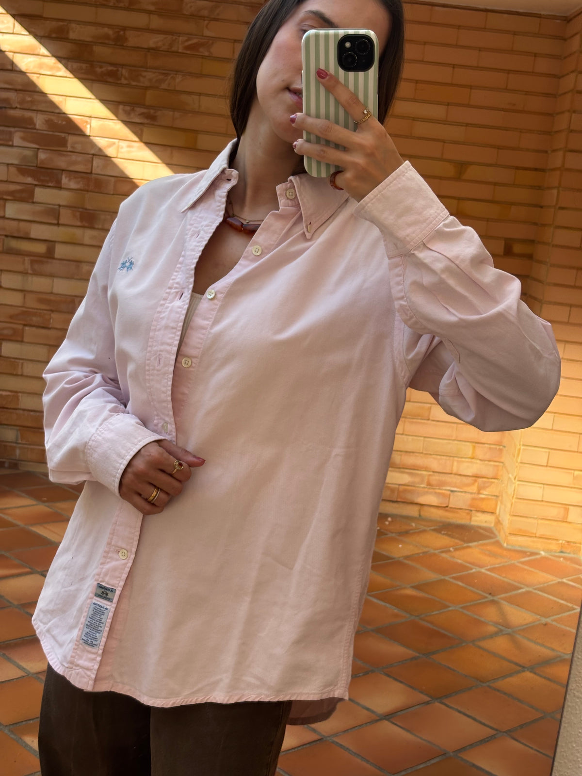 Camisa La Martina Rosa em Algodão