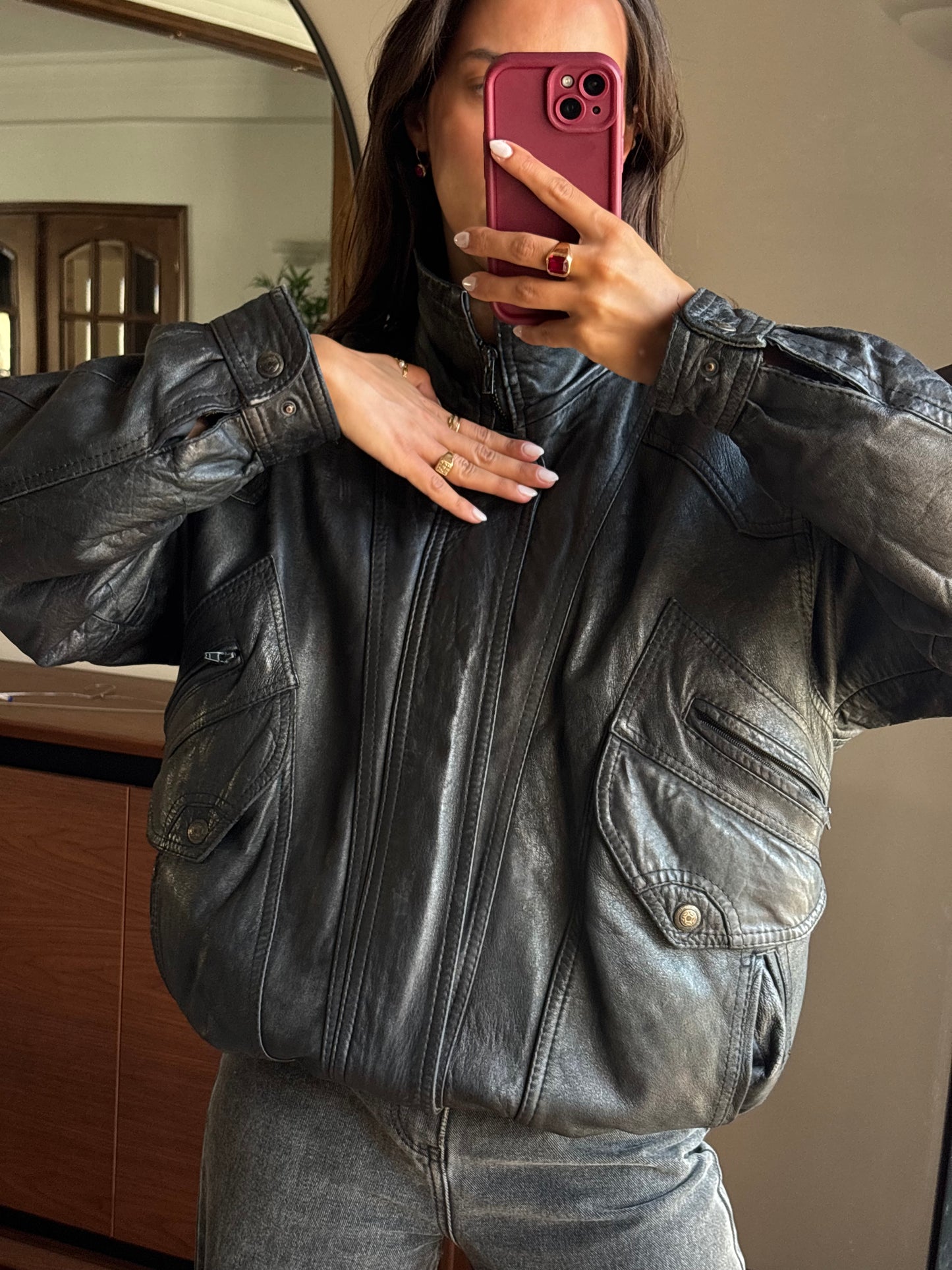 Vintage Leather Jacket