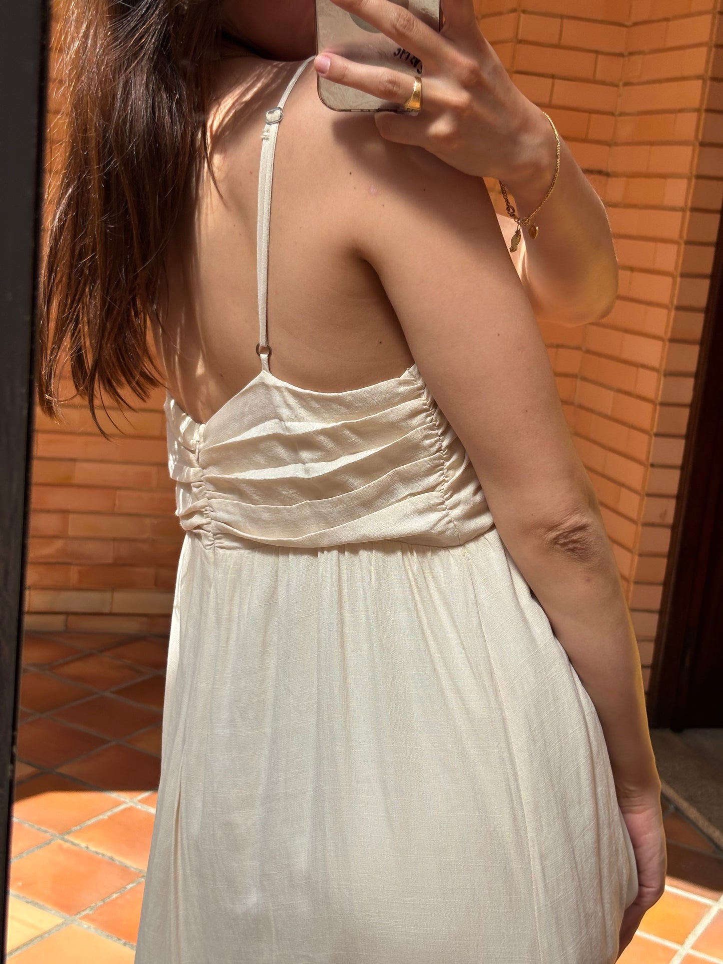 Vestido Maxi Creme