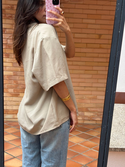 Camisa Vintage Acetinada