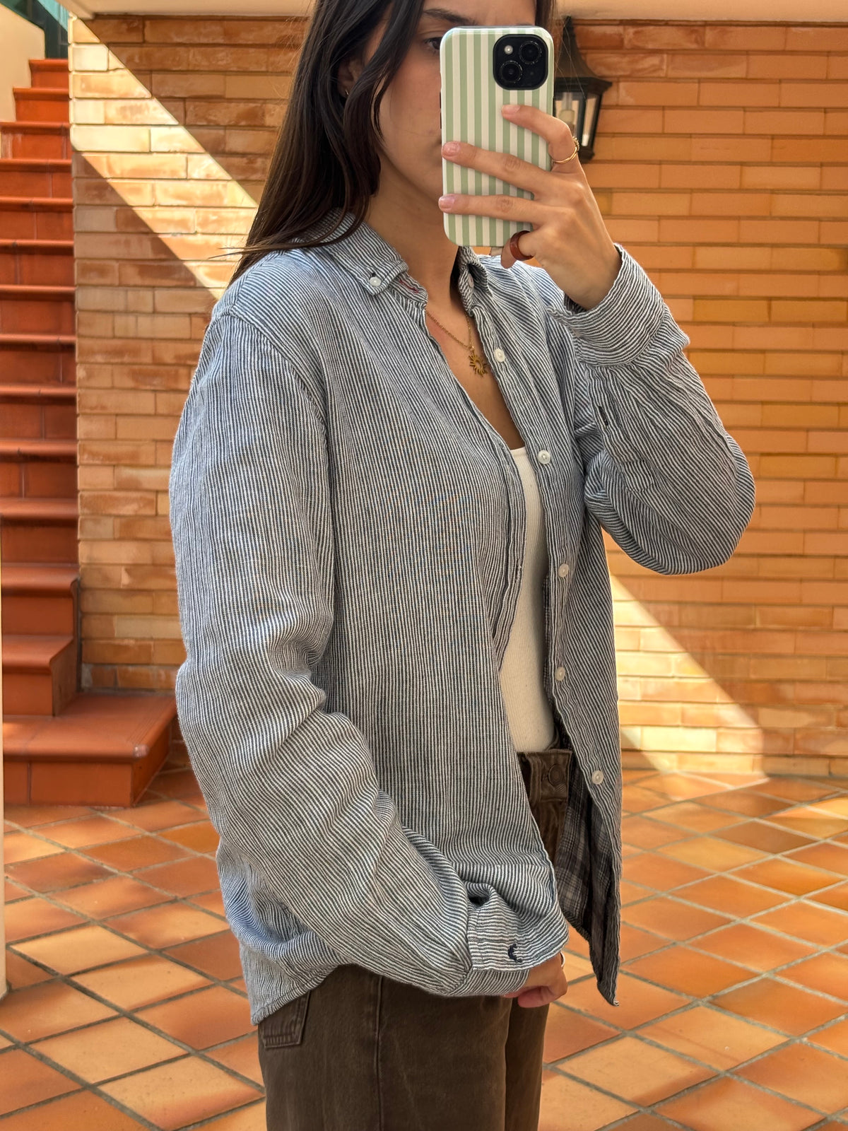 Camisa Riscas Throttleman