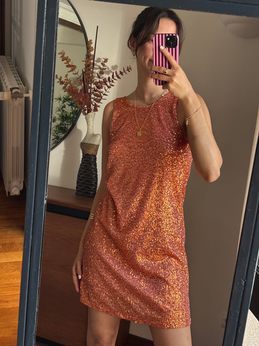 Vestido Mini Lantejoulas Futur3