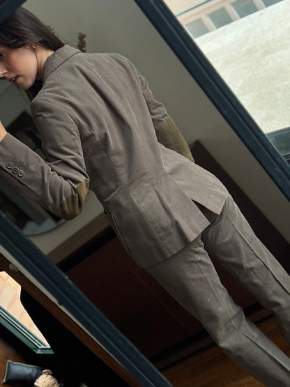 Zara Suit Cotton Brown