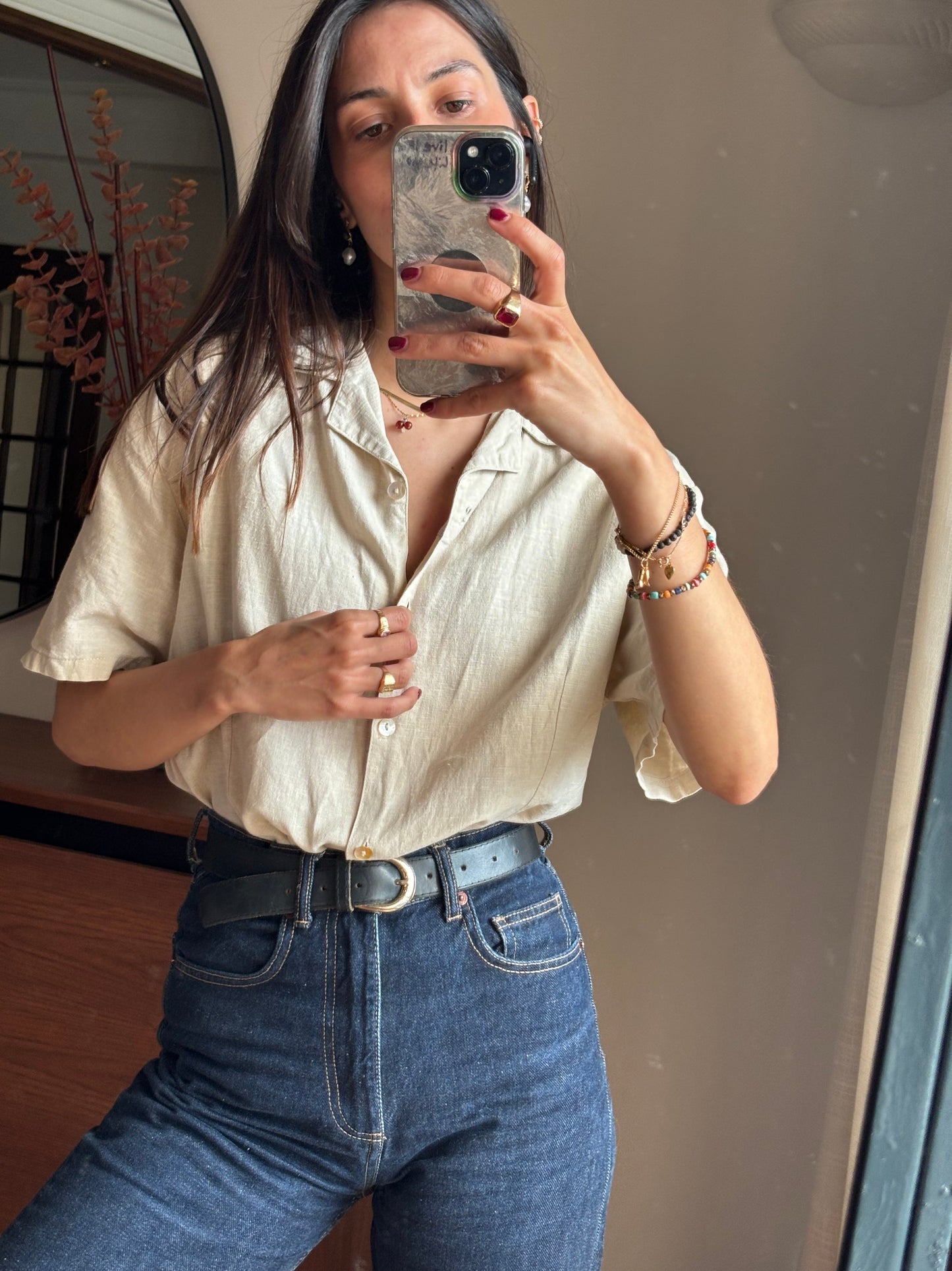 Camisa Linho Vintage Roma