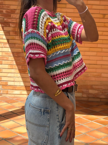 Top Tricot Multicolor