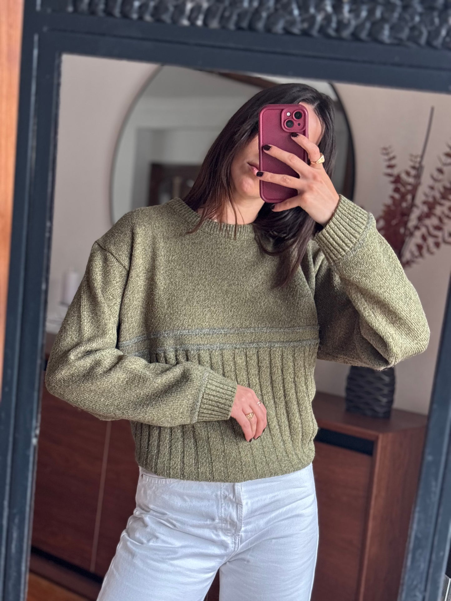 Malha Vintage Olive Green