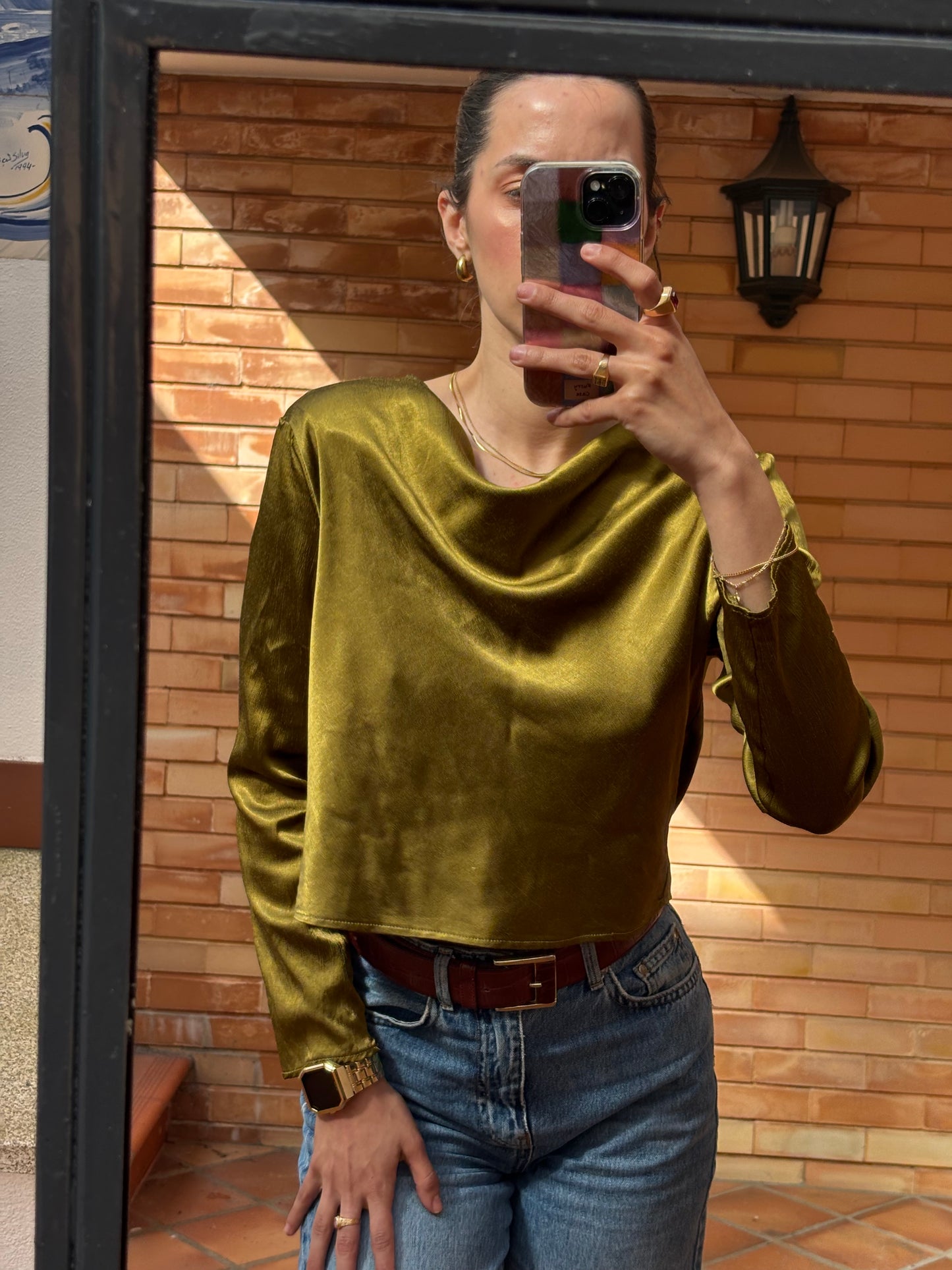 Blusa Drapeada