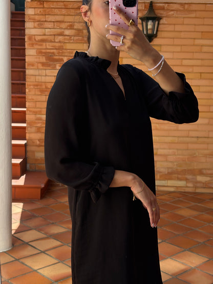 Vestido Preto Fluido