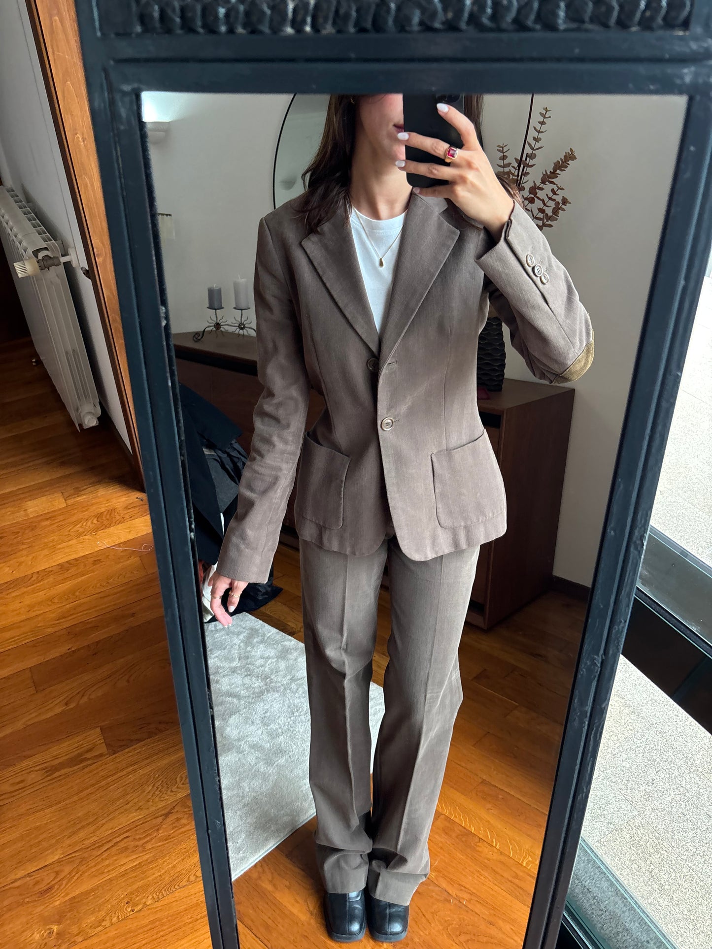 Zara Suit Cotton Brown