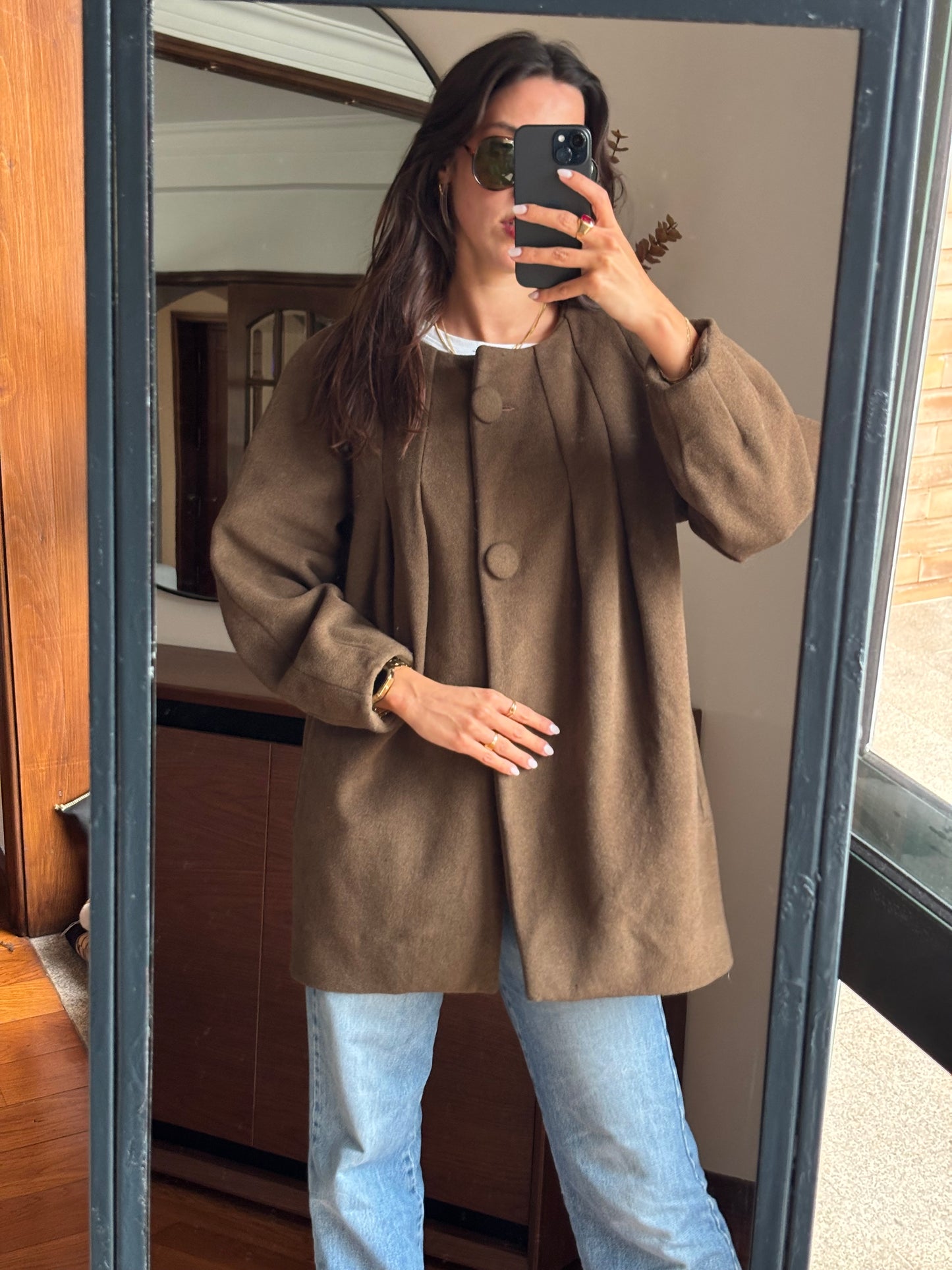 Casaco Vintage Daniel Elise Lã, Alpaca e Angorá