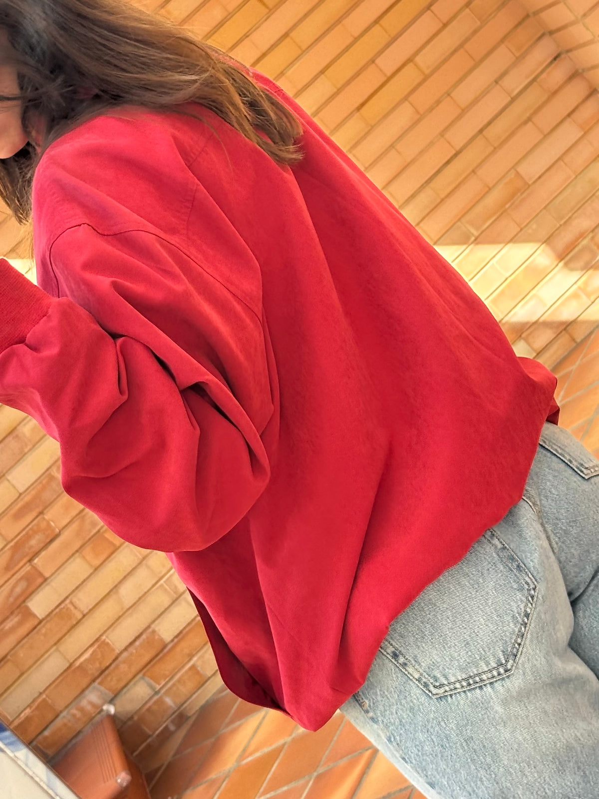 Bomber Vermelho Oversized