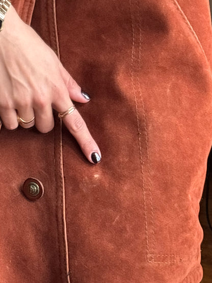 Casaco Suede Vintage Italiano