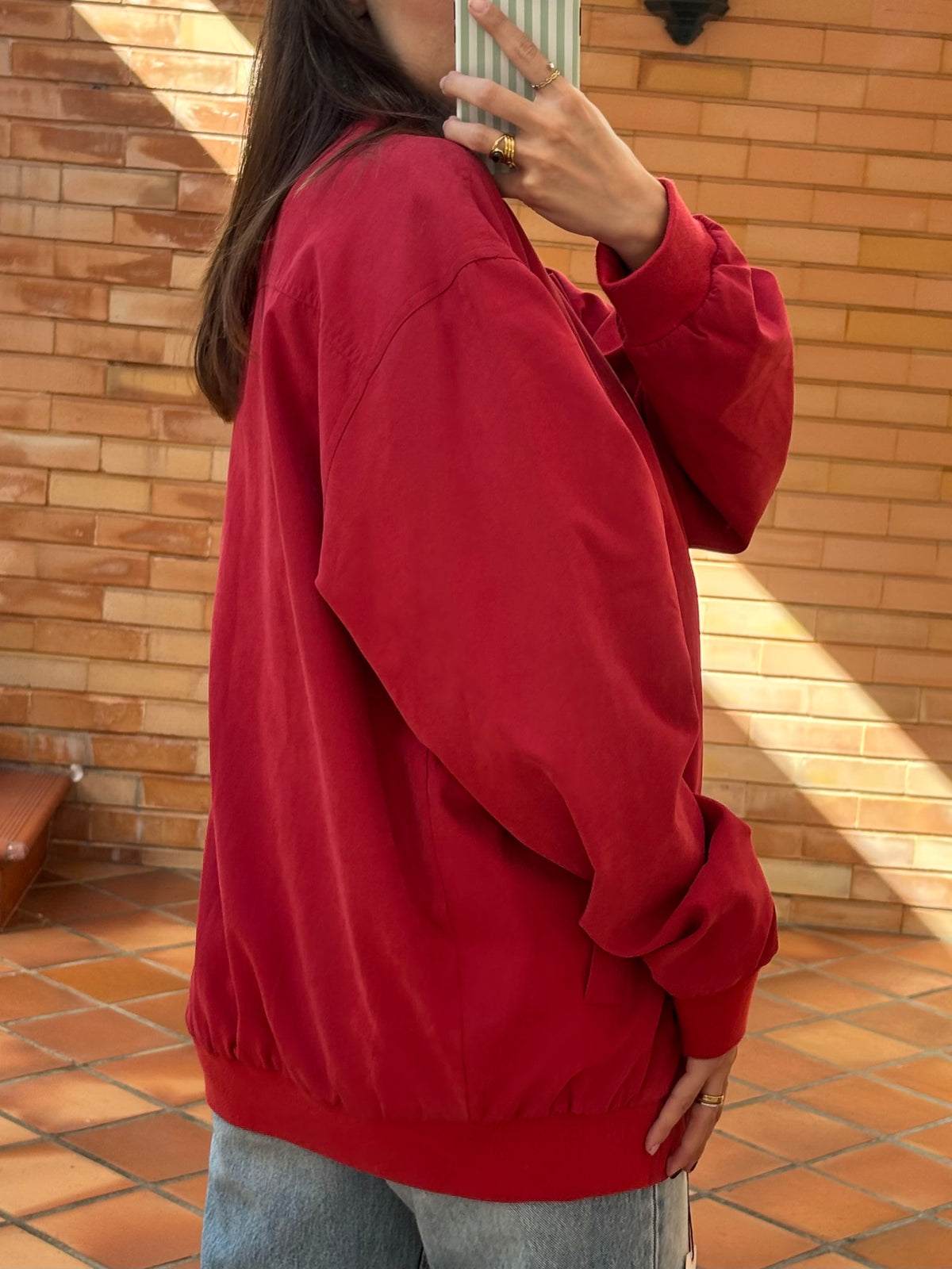 Bomber Vermelho Oversized