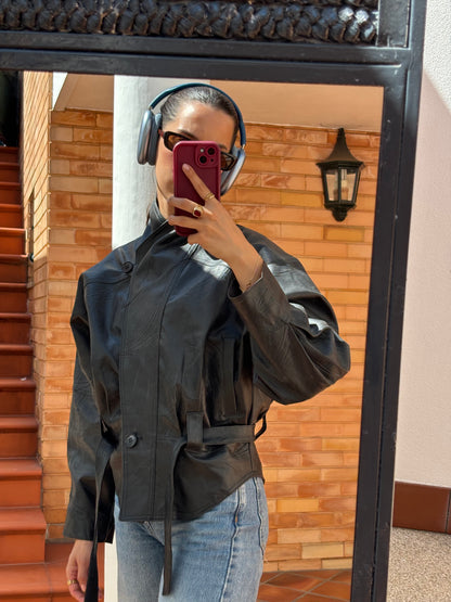 Faux Leather Jacket