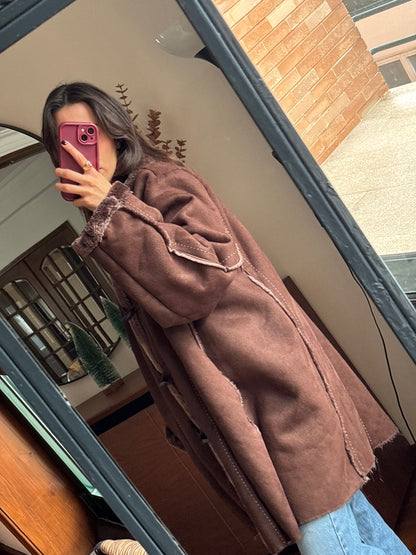 Casaco Suede Vintage Forrado
