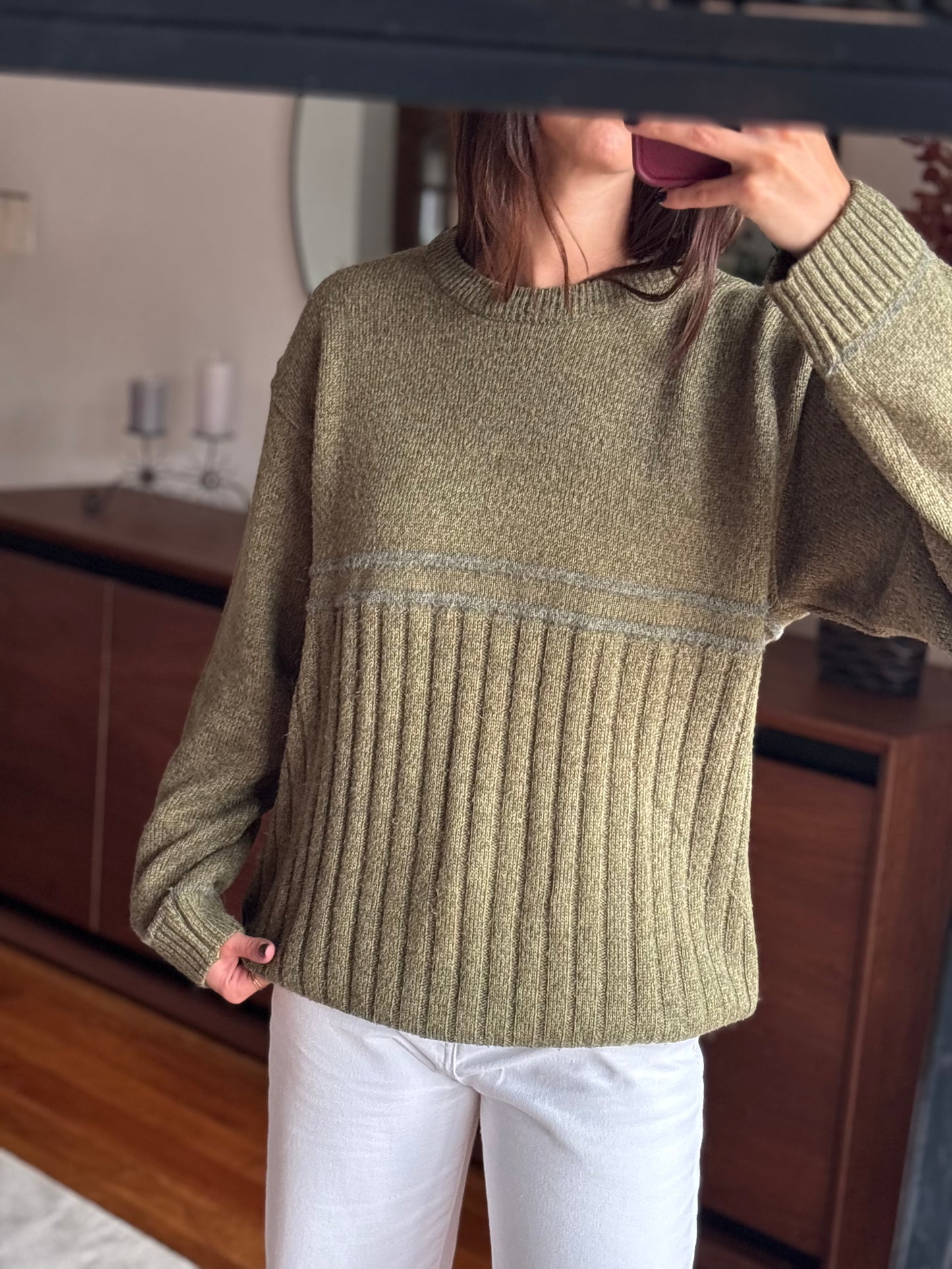 Malha Vintage Olive Green