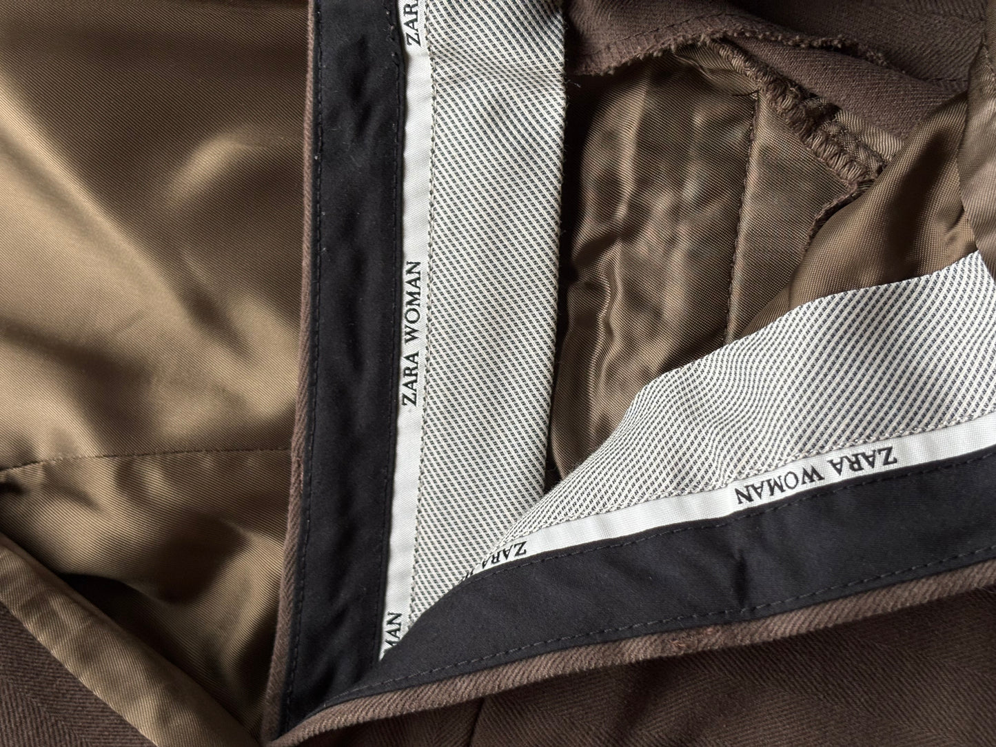 Zara Suit Cotton Brown