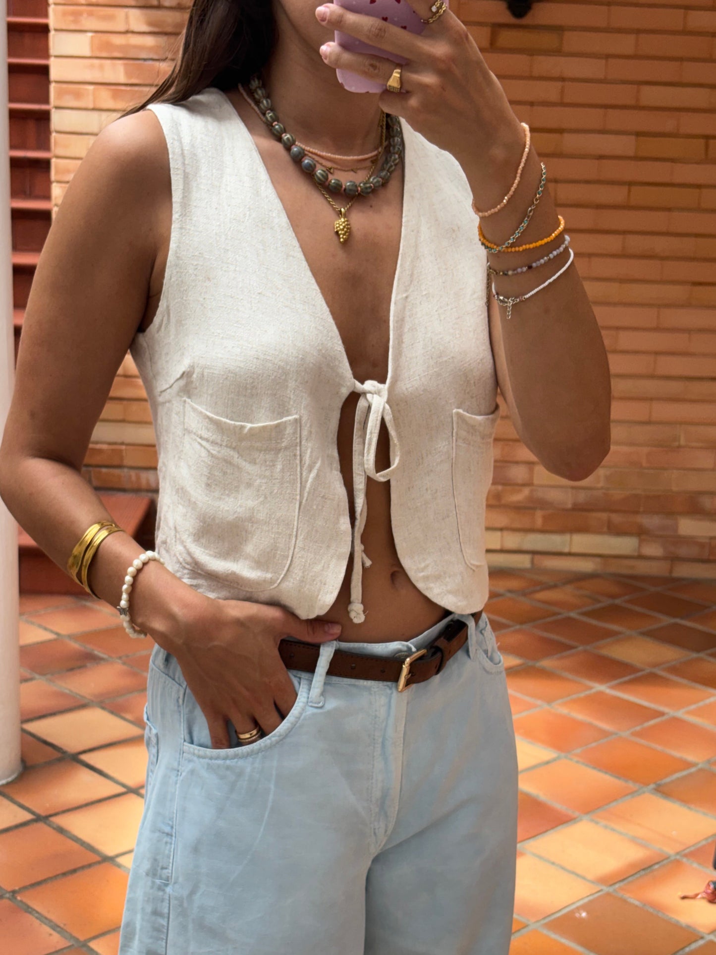 Colete Mistura Linho