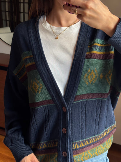 Cardigan Vintage Lã