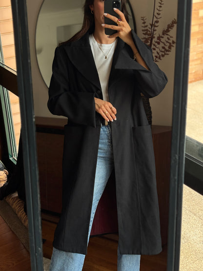 Casacão Preto Vintage