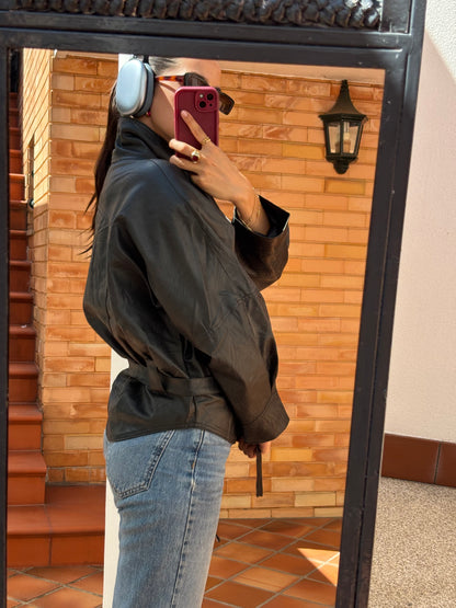 Faux Leather Jacket