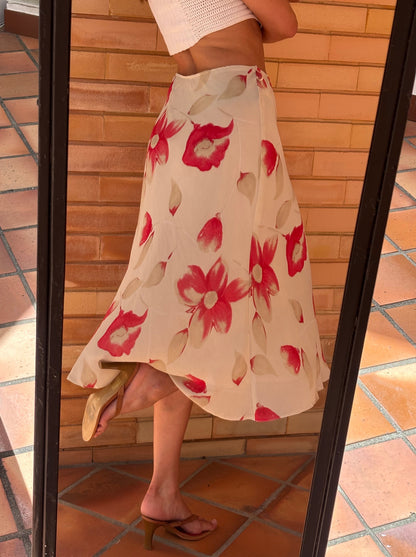 Saia Midi Floral Vintage