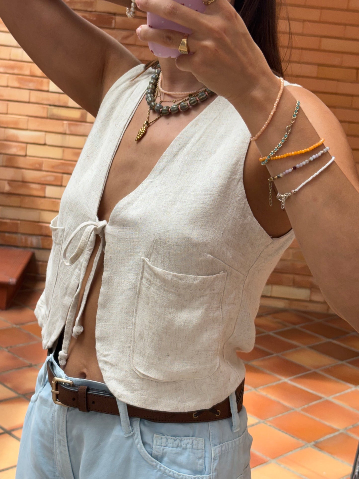 Colete Mistura Linho