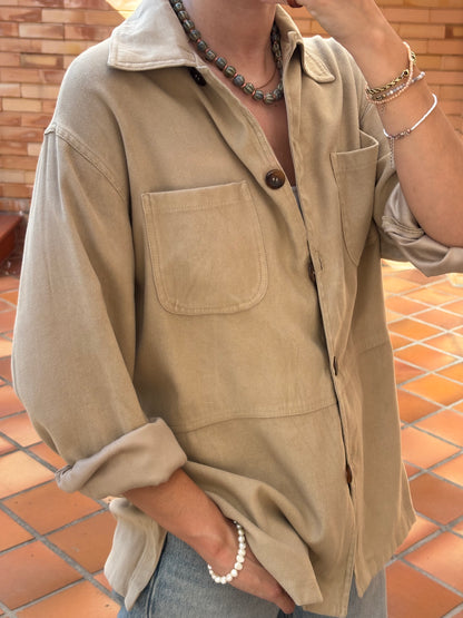 Camisa Bege Vintage
