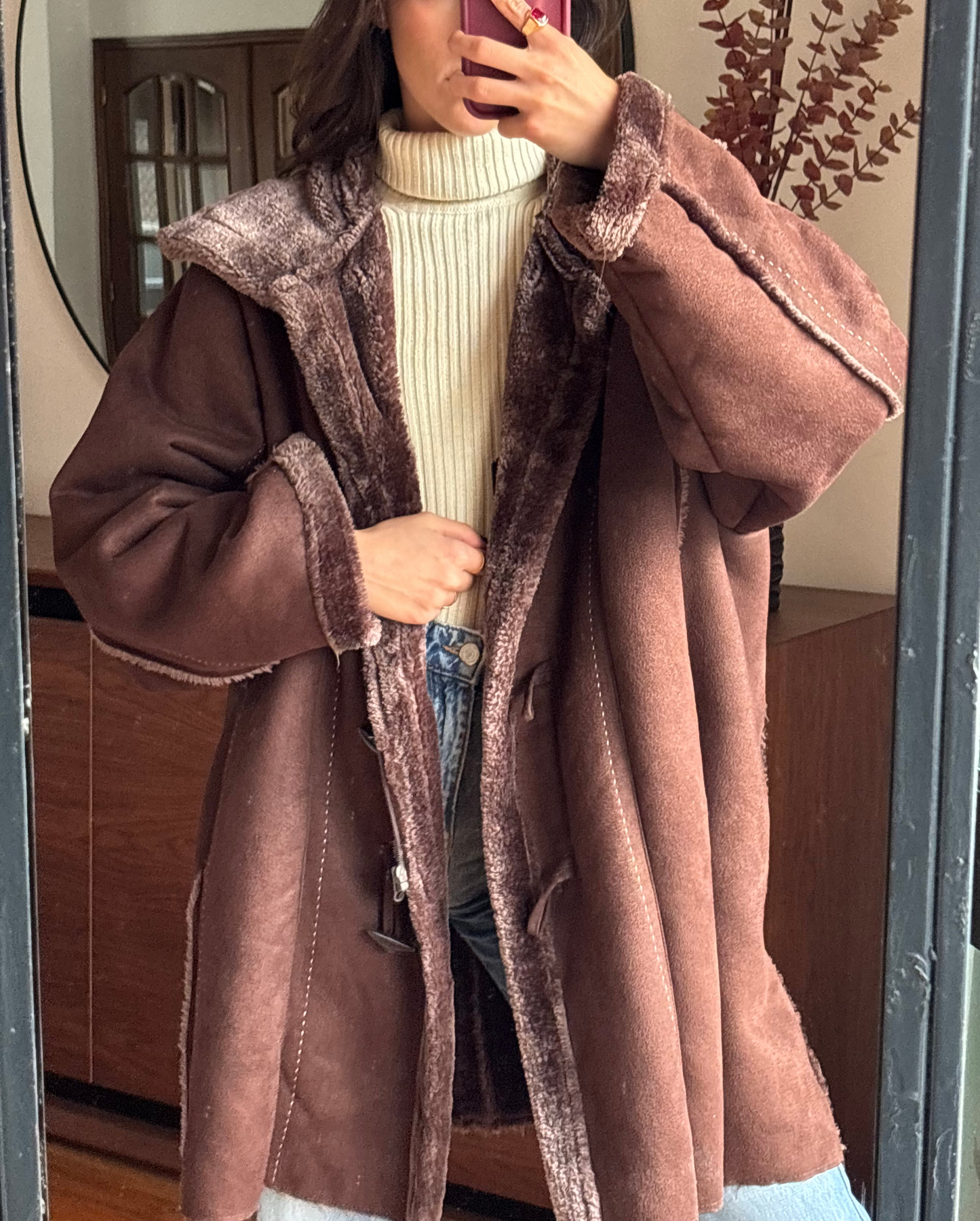 Casaco Suede Vintage Forrado