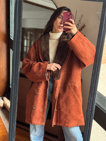 Casaco Suede Vintage Italiano