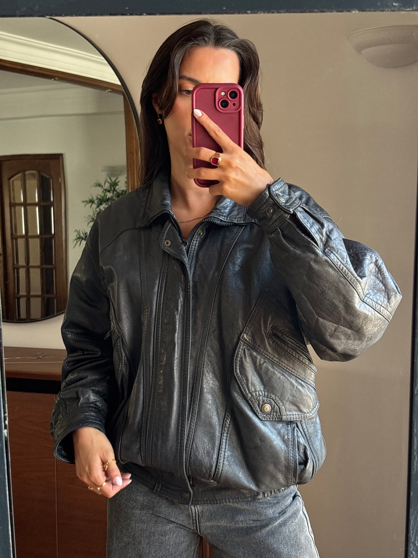 Vintage Leather Jacket