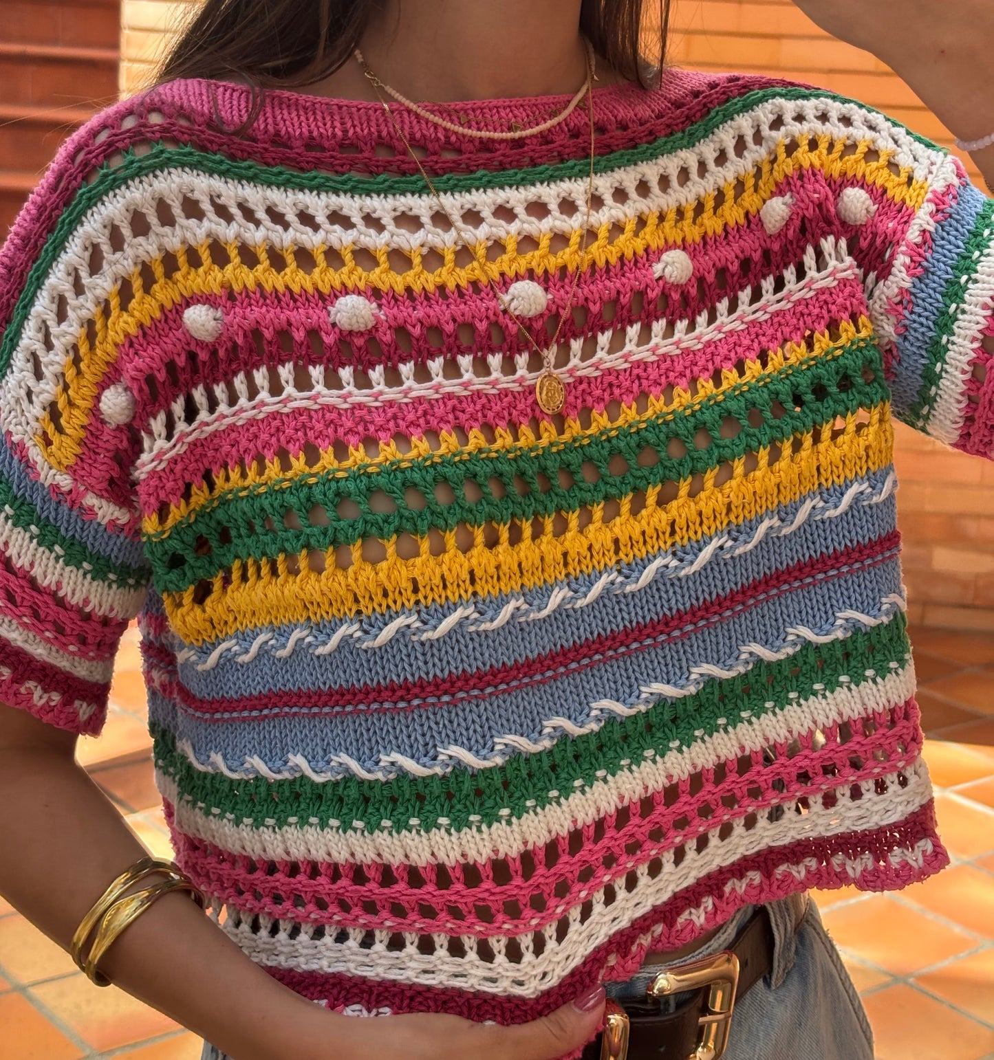Top Tricot Multicolor