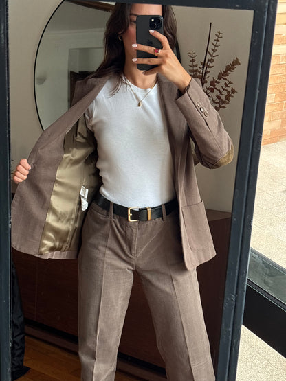 Zara Suit Cotton Brown