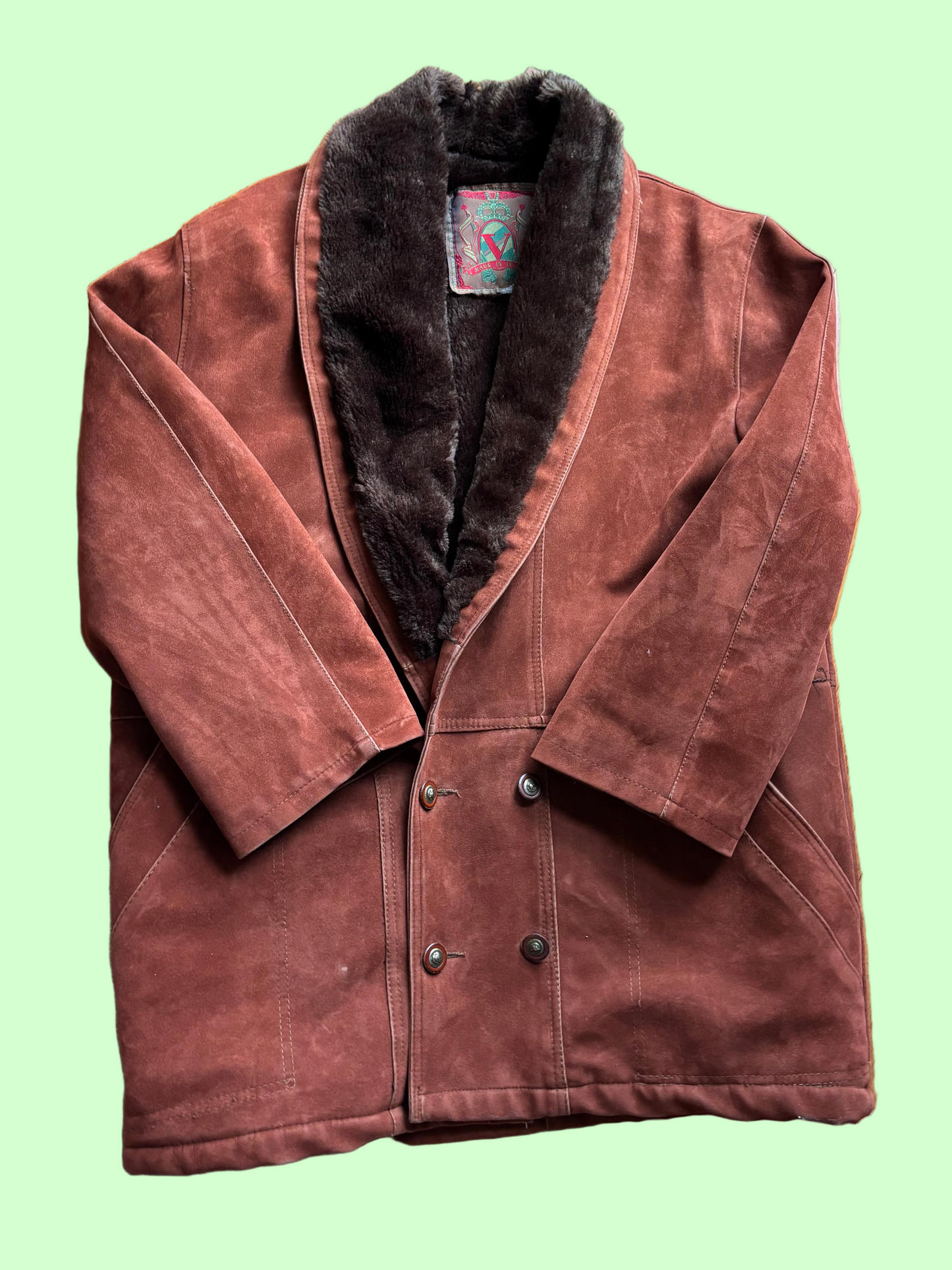 Casaco Suede Vintage Italiano