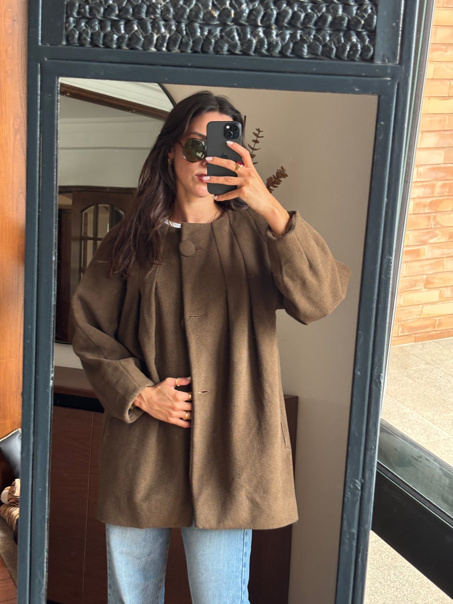 Casaco Vintage Daniel Elise Lã, Alpaca e Angorá